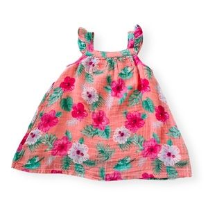 Angel Dear Sundress, Pink Hibiscus Size 2T 🌺 NWT